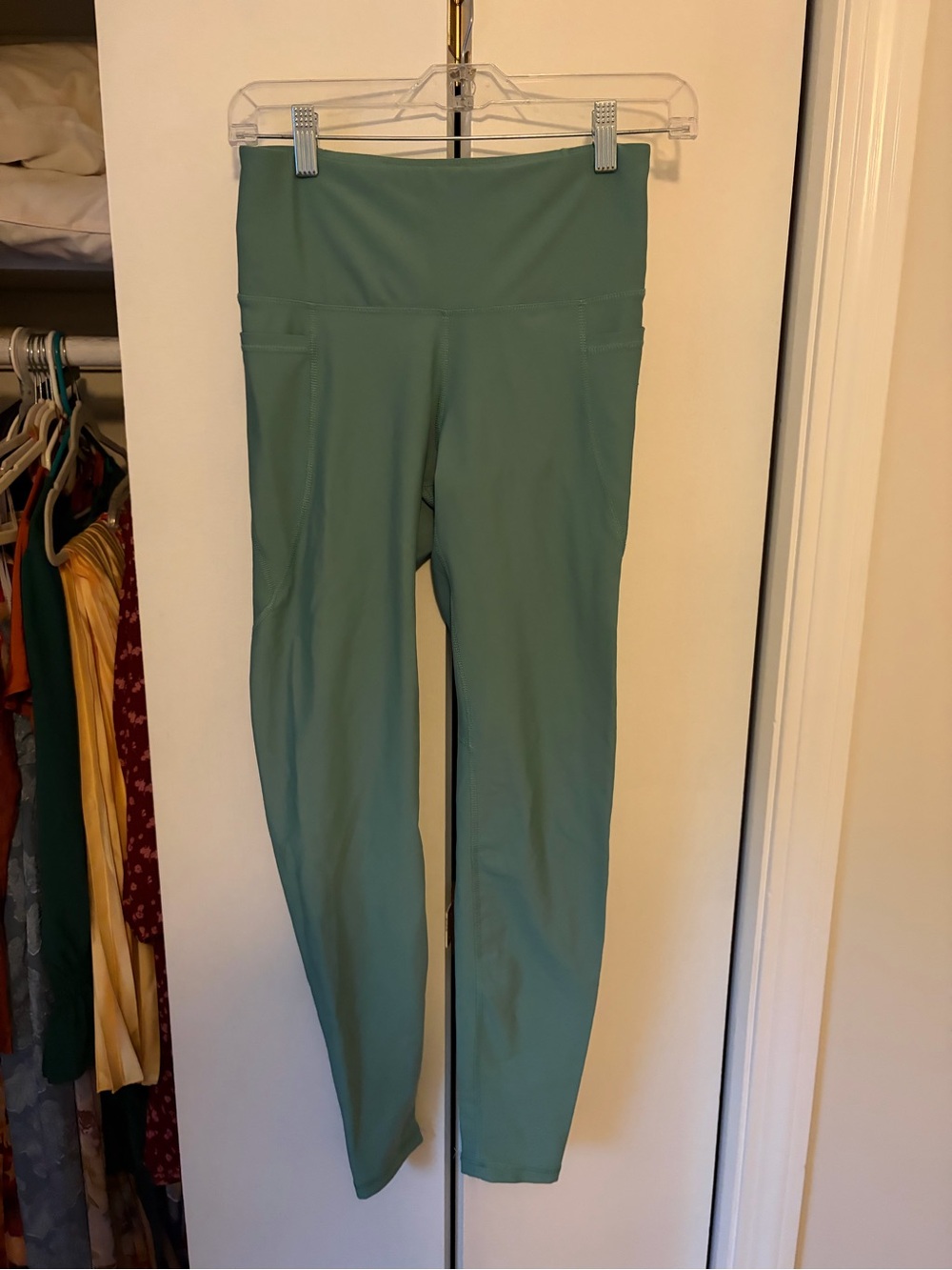 Old Navy High-Waist Women's Leggings - Sage Green/Turquoise
